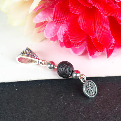 Black lava Pendant Healing for Women and Girls Pendant