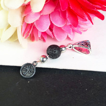 Black lava Pendant Healing for Women and Girls Pendant