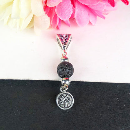 Black lava Pendant Healing for Women and Girls Pendant