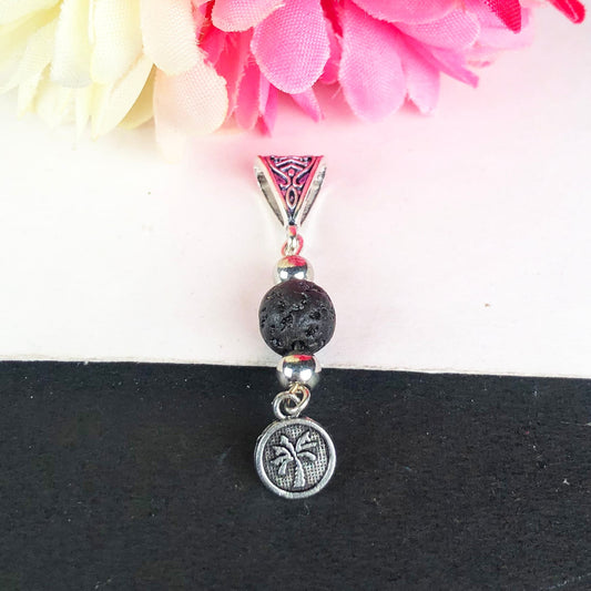 Black lava Pendant Healing for Women and Girls Pendant