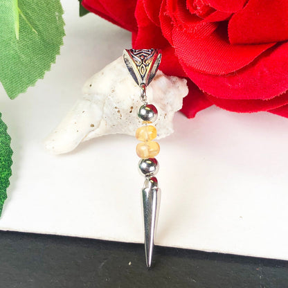 Yellow Citrine Pendant Healing for Women and Girls Pendant