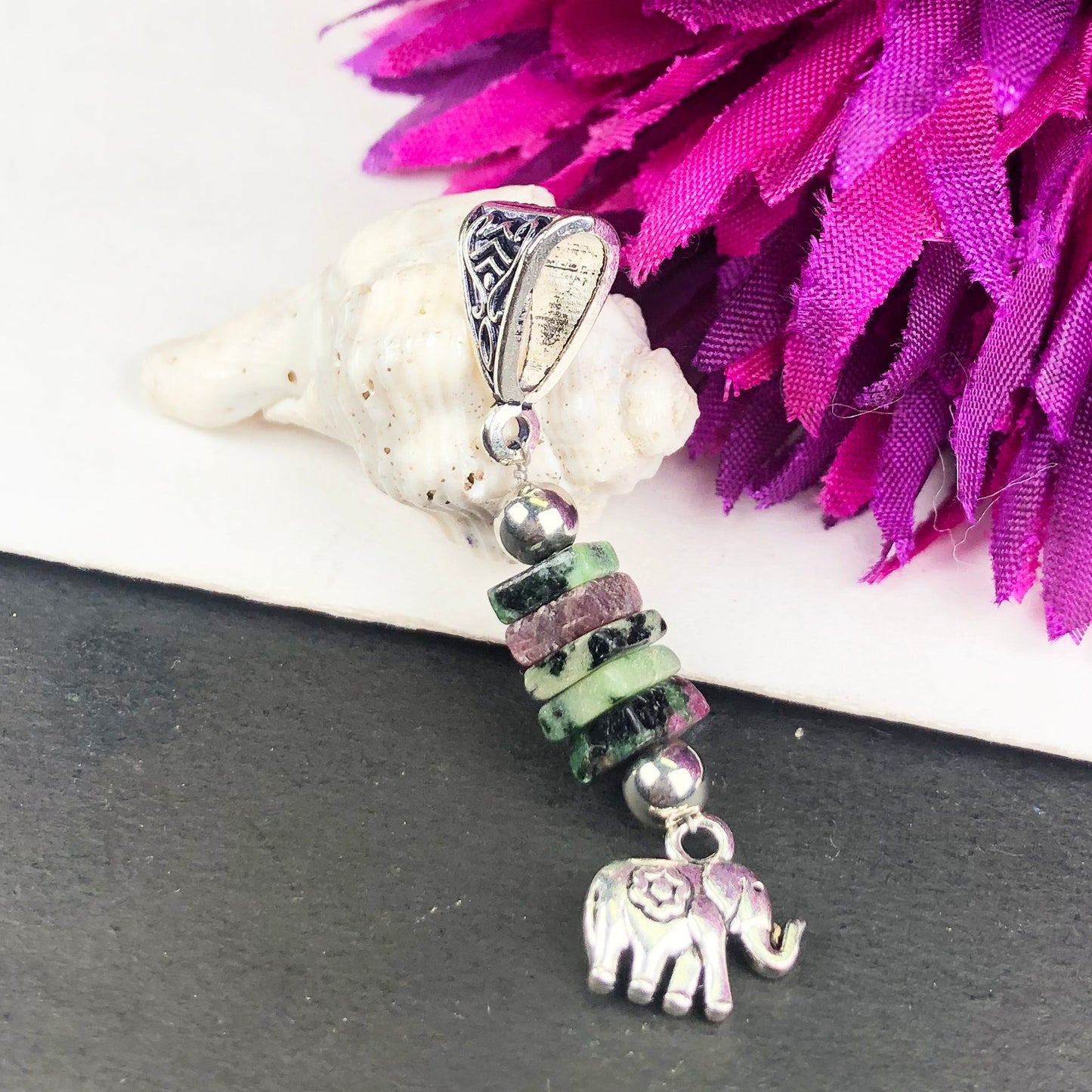 Green Tourmaline Pendant Healing for Women and Girls Pendant