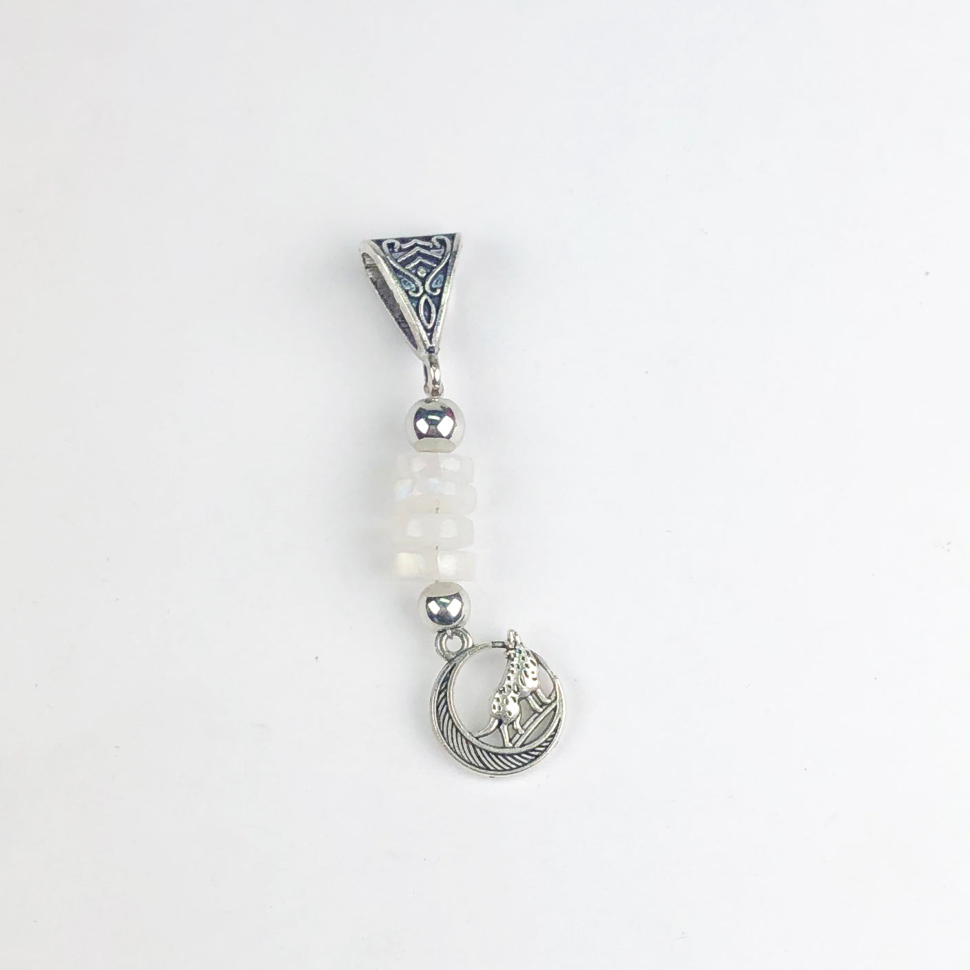 Lovely White Moonstone Pendant Healing for Women and Girls Pendant