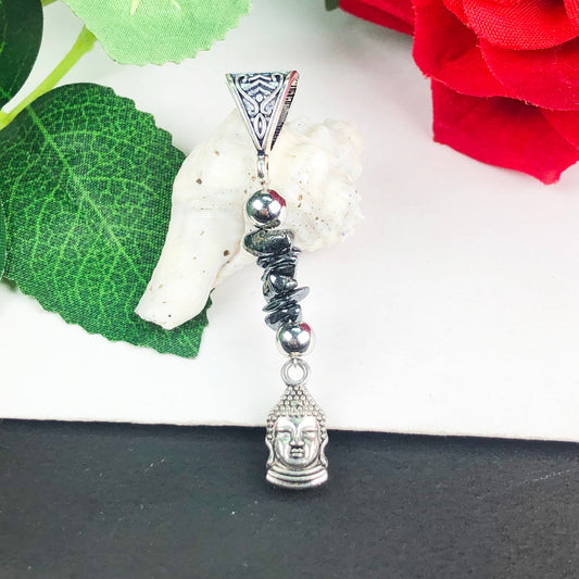 Grey Hematite Pendant Healing for Women and Girls Pendant