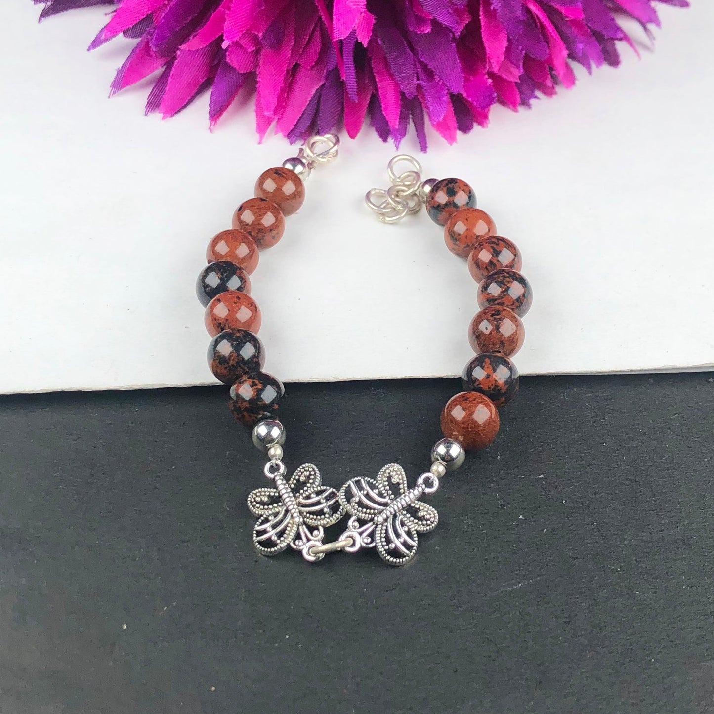 Gorgeous Brown Jasper Bracelet Healing  Adjustable