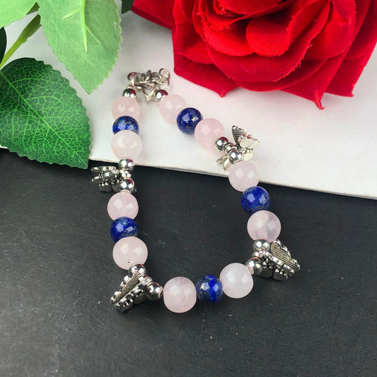 Elegant Lapis lazuli and Bracelet Healing  Adjustable