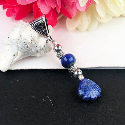 Stunning Blue Lapis Lazuli Healing Pendant for Women and Girls