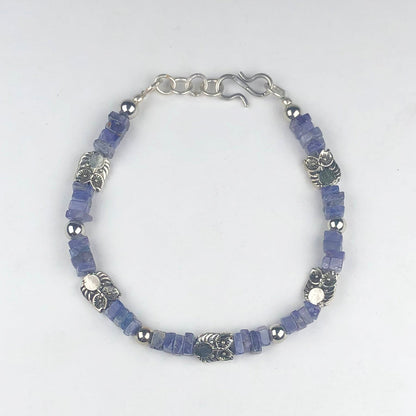 Top Quality Blue Iolite Healing Bracelet  Adjustable