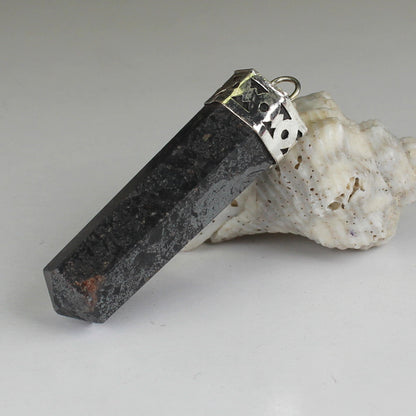 Beautiful Gray Hematite Pendant