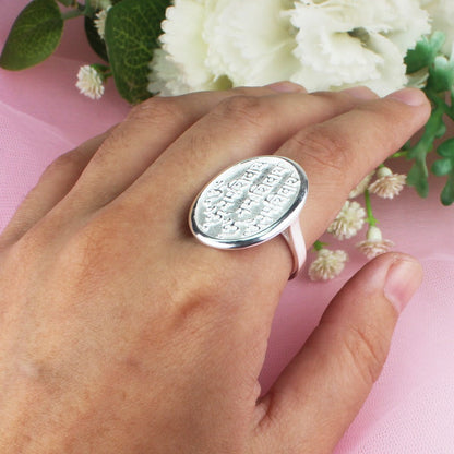Fashionable Tibet Silver Ring Main Metal Brass, Silver Coated