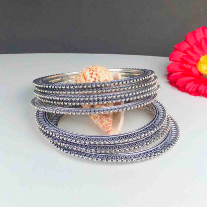 Gorgeous Tibet Silver Bangles Set