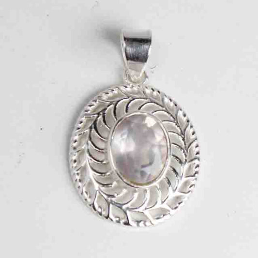 Beautiful Pink Rose Quartz Pendant