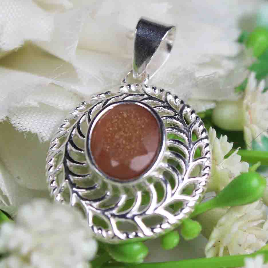 Precious Pink Chalcedony Pendant