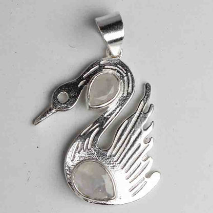 Gorgeous White Moonstone Pendant