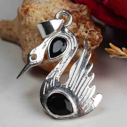 Beautiful Black Spinel Pendant
