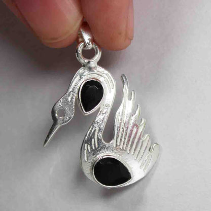Beautiful Black Spinel Pendant