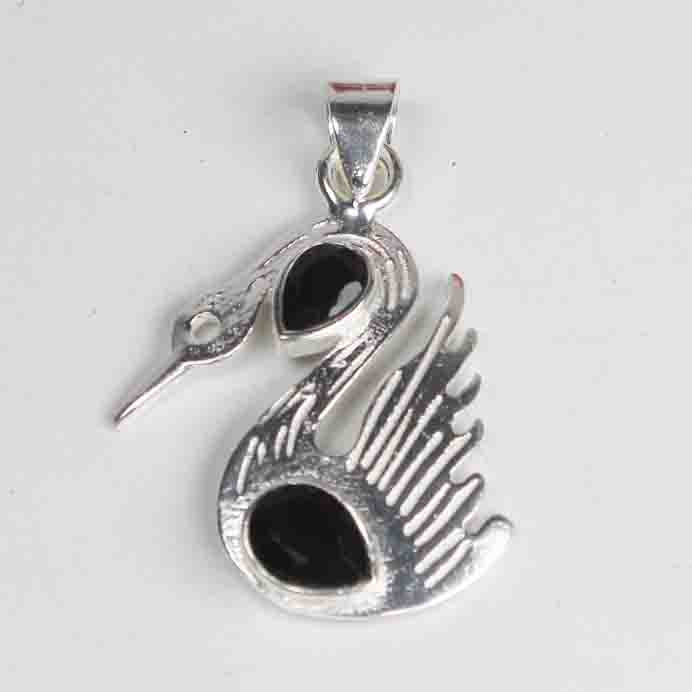 Beautiful Black Spinel Pendant
