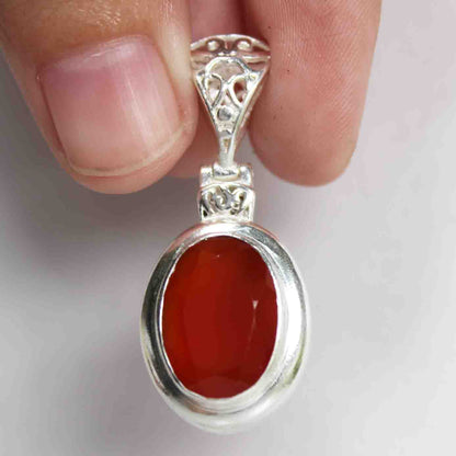 Wonderful Red Carnelian Pendant