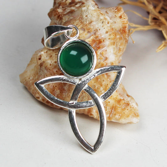 Precious Green Onyx Pendant