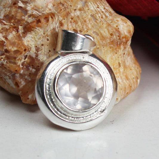 Gorgeous Pink Rose Quartz Pendant