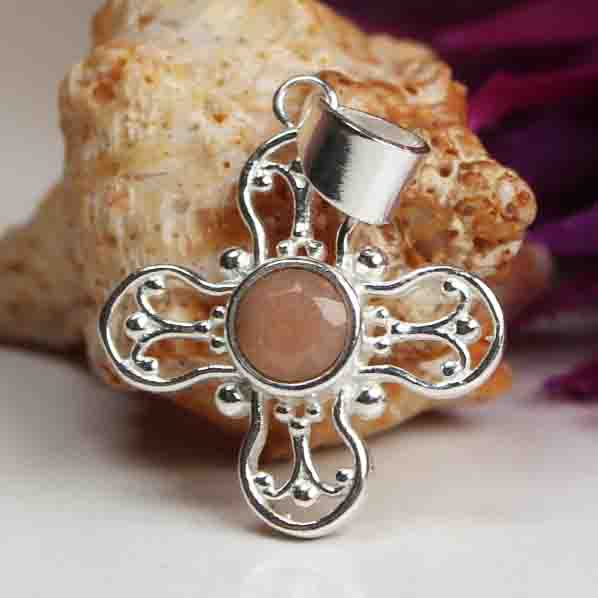 Wonderful Pink Chalcedony Pendant