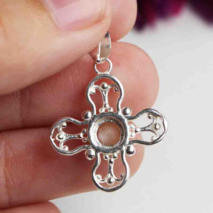 Wonderful Pink Chalcedony Pendant