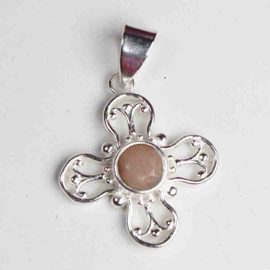 Wonderful Pink Chalcedony Pendant