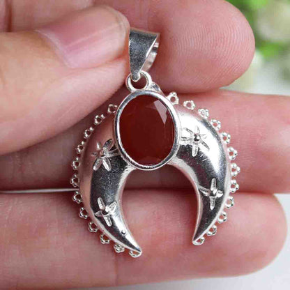 Beautiful Red Carnelian Pendant