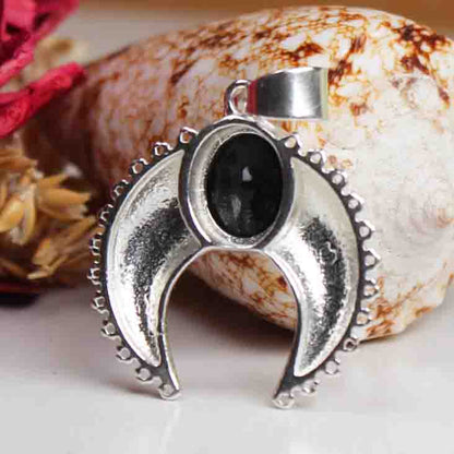 Superb Black Spinel Pendant