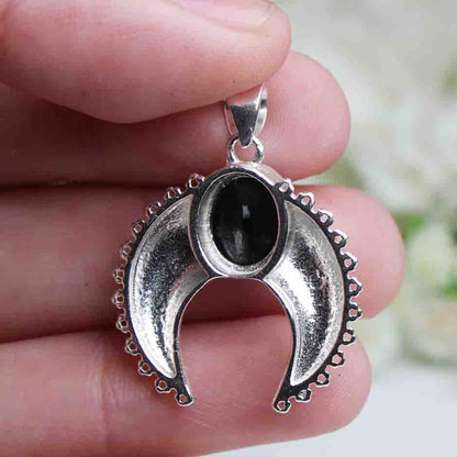 Superb Black Spinel Pendant