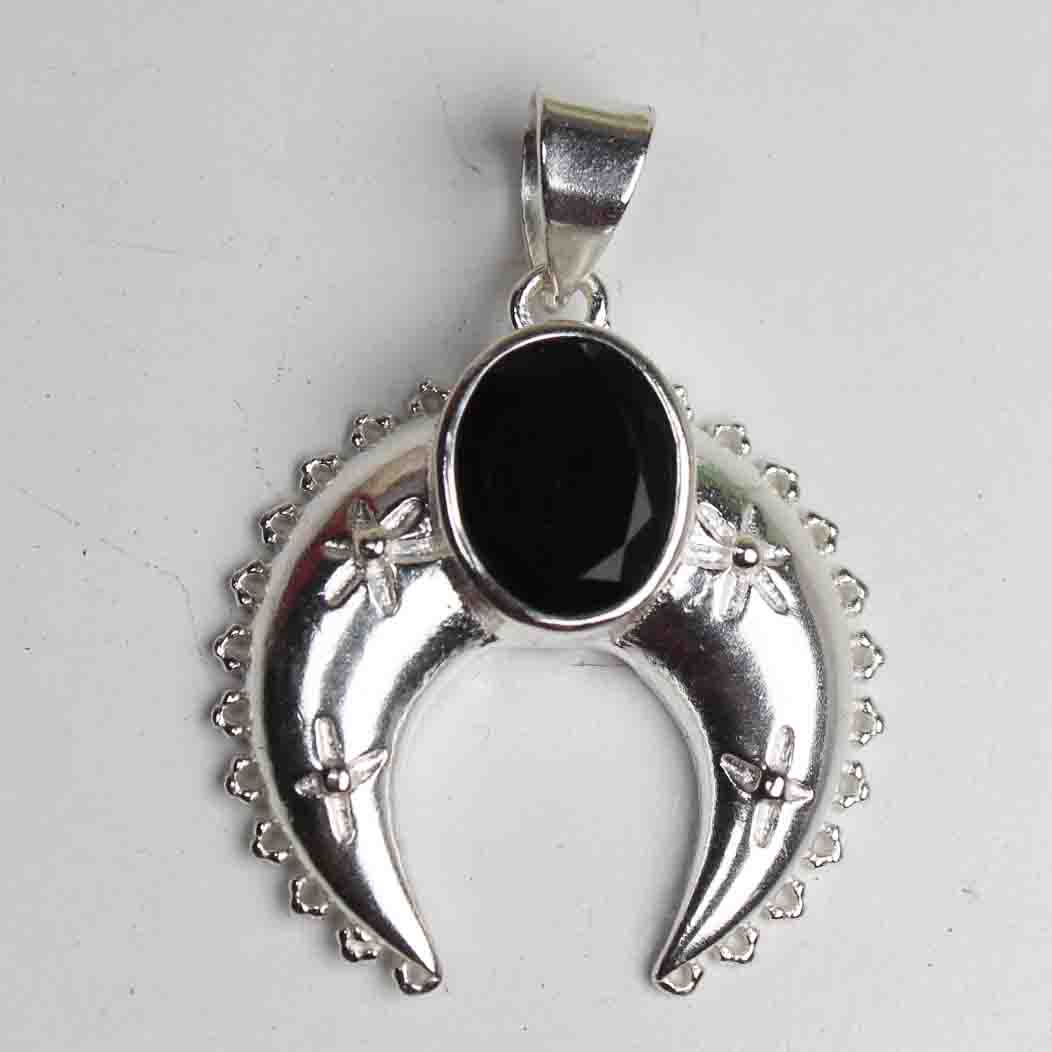 Superb Black Spinel Pendant