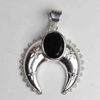 Superb Black Spinel Pendant