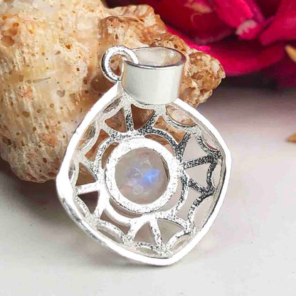 Gorgeous White Moonstone Pendant