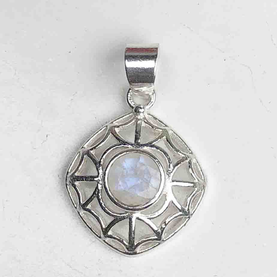 Gorgeous White Moonstone Pendant