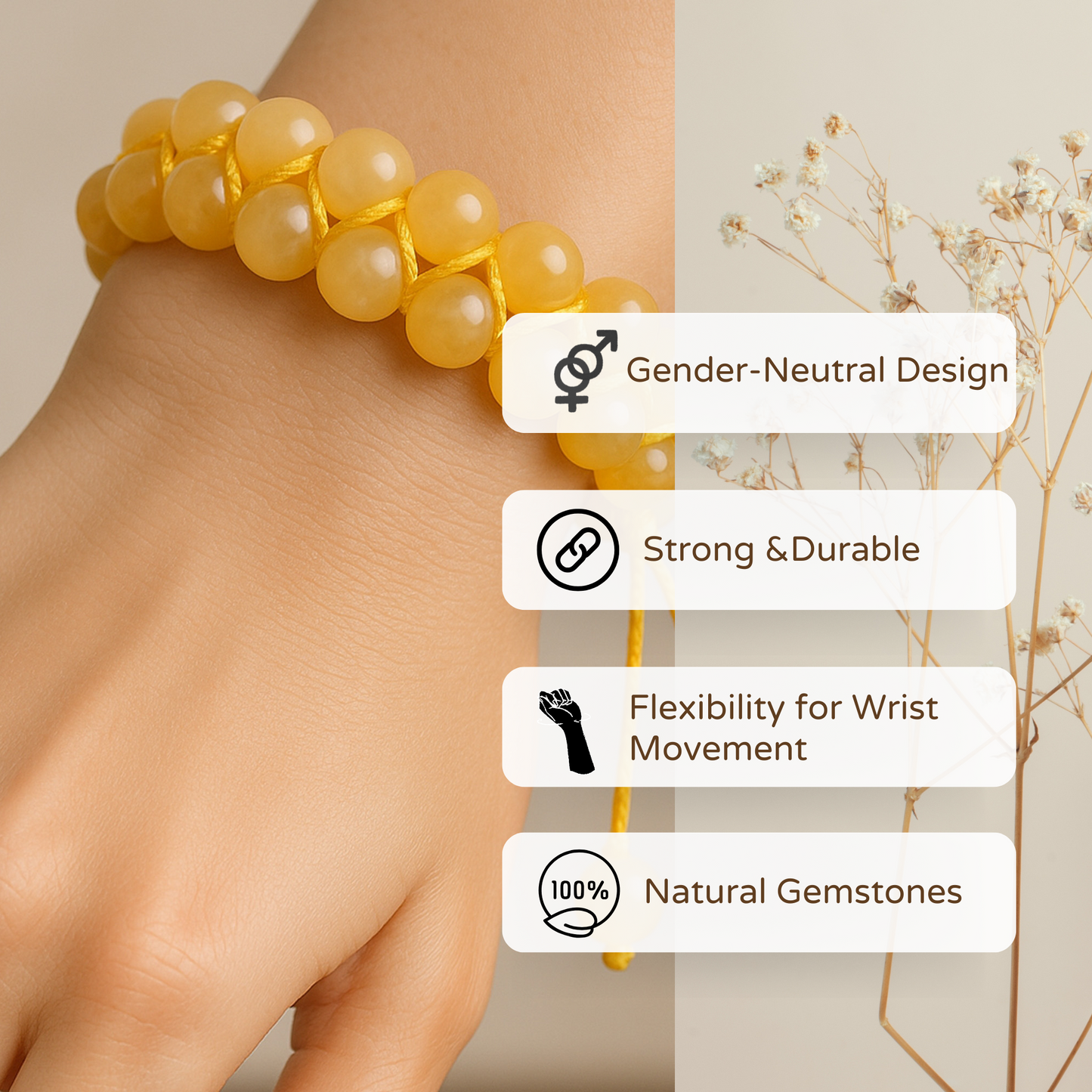 Yellow Opal Bracelet - Joy