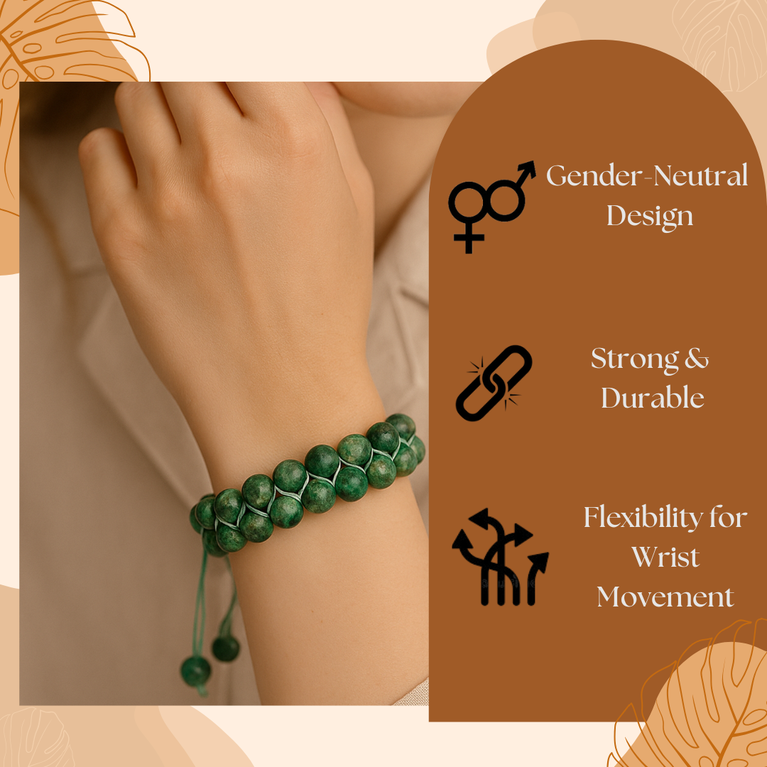 Vital Green Jasper Bracelet - Harmony
