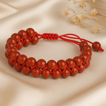 Strong Red jasper Bracelet - Strength