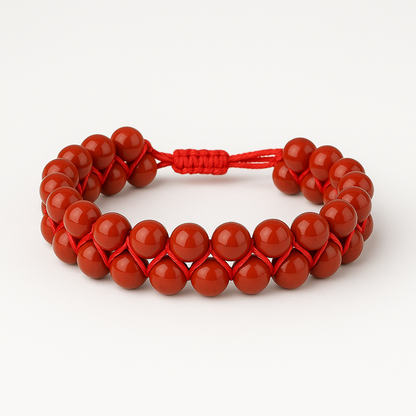 Strong Red jasper Bracelet - Strength