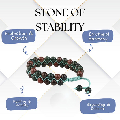 Green Jasper Bracelet - Resilience