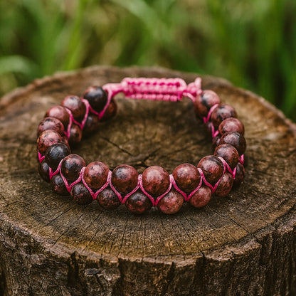 Rhodonite Strength Bracelet - Compassion