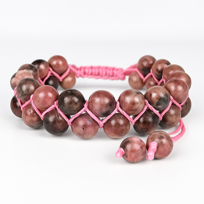 Rhodonite Strength Bracelet - Compassion