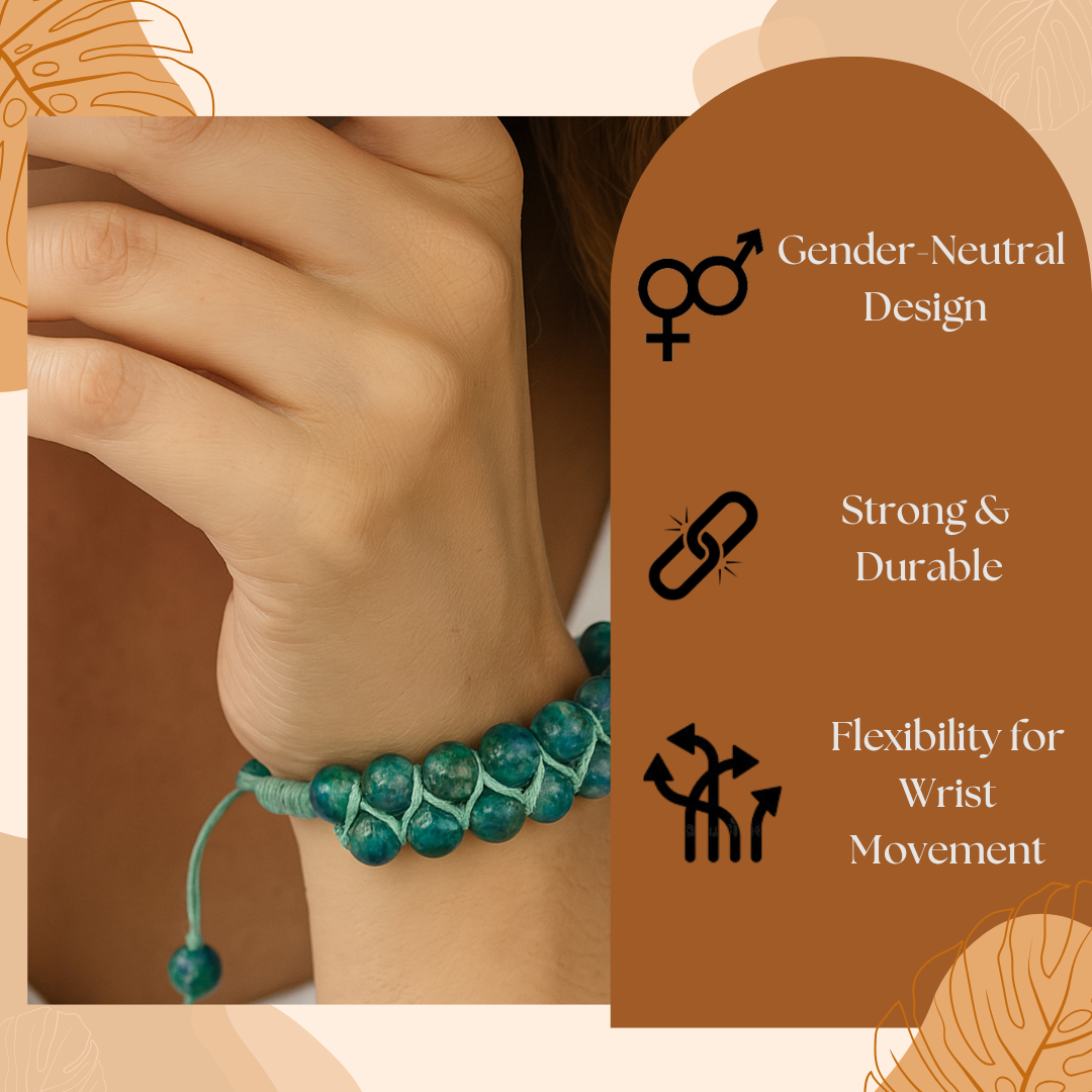 Green Jasper Ground Bracelet - Strength