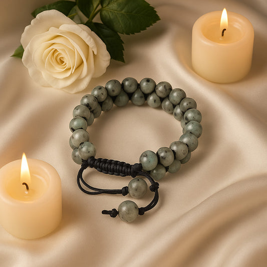 Grey Moonstone Bracelet - Intuition