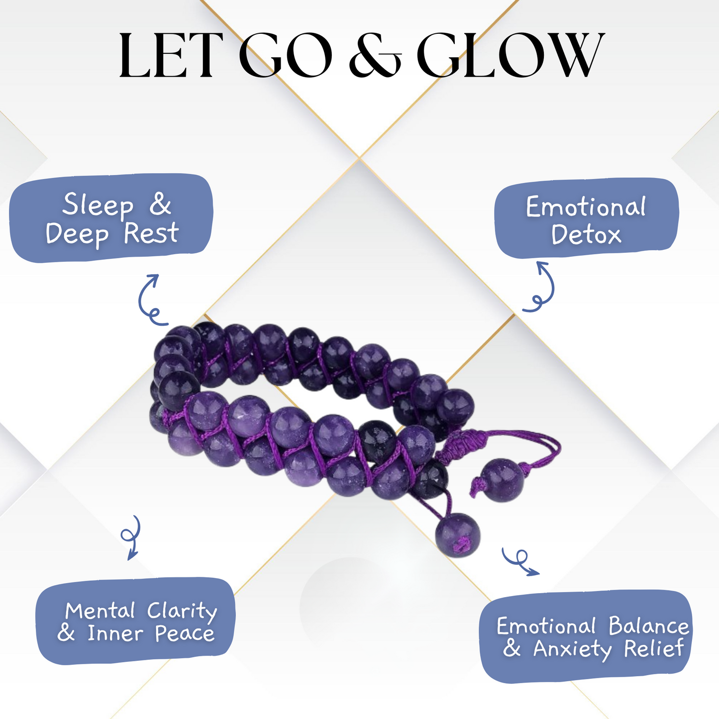 Serenity Lepidolite Bracelet - Relaxation