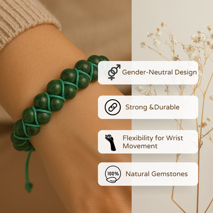 Ruby Zoisite Bracelet - Healing