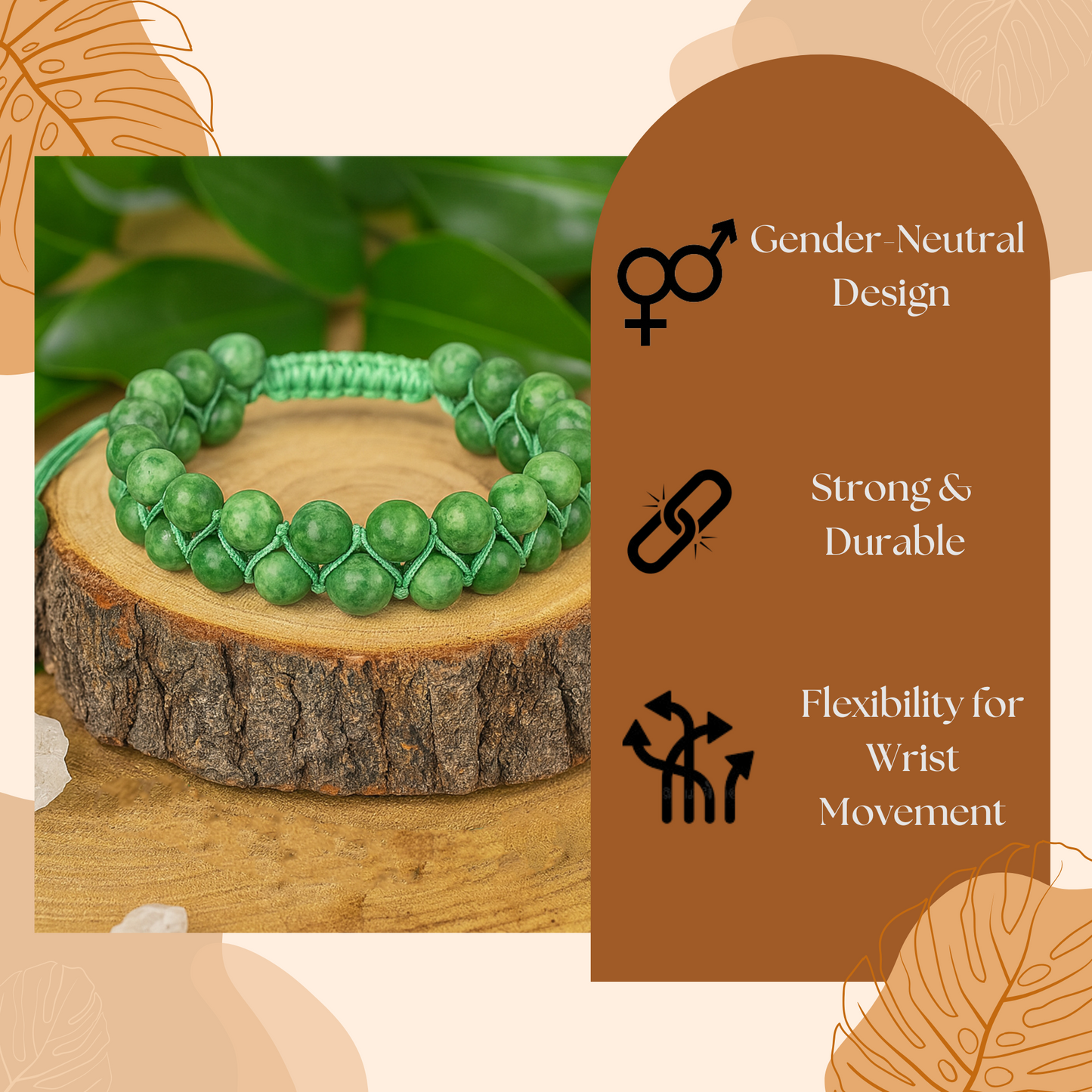 Kambaba Jasper Bracelet - Wisdom