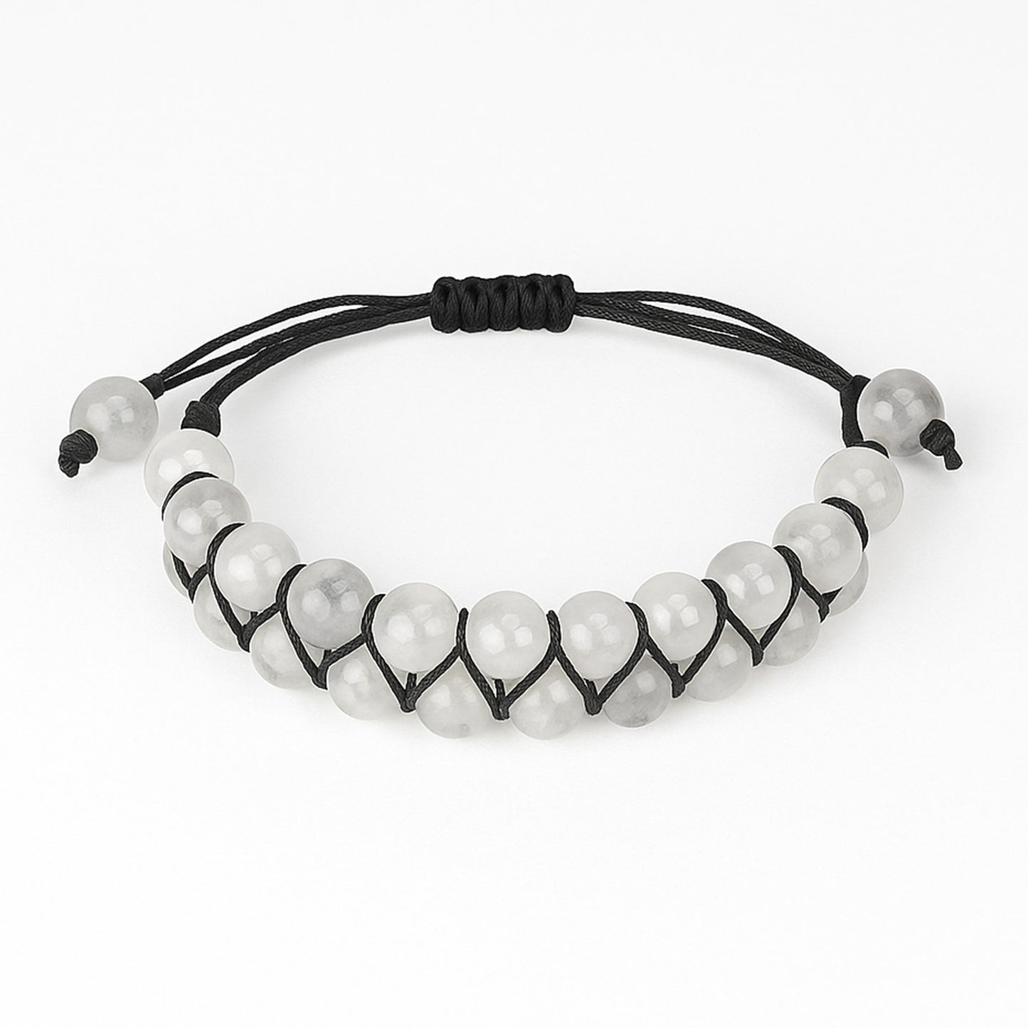 Grey Rutile Bracelet - Flow