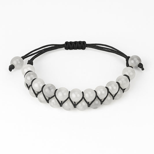 Grey Rutile Bracelet - Flow