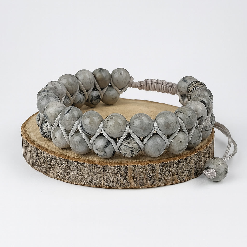 Grey Jasper Bracelet - Balance