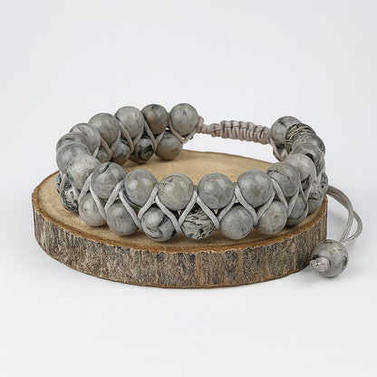 Grey Jasper Bracelet - Balance